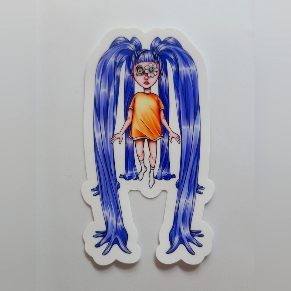 Ashnikko High Quality Vinyl Bumper Sticker Daisy "Blossom In The Moonlight" 4x2